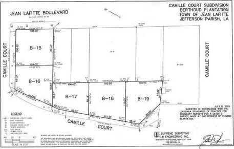 Lot 17 CAMILLE Court, Jean Lafitte, LA 70067