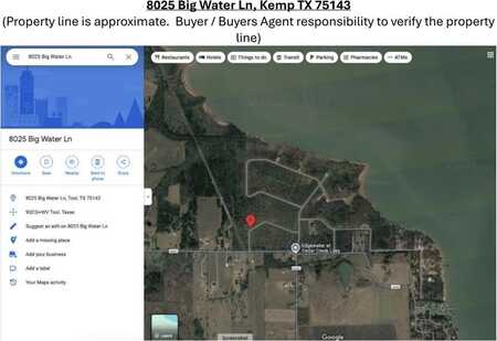 8025 Big Water Lane, Kemp, TX 75143