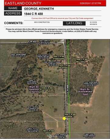 1844 County Road 488, Ranger, TX 76470