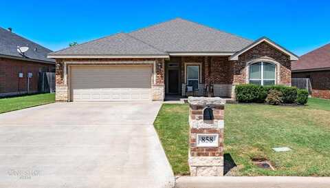 858 Flat Water Drive, Abilene, TX 79602