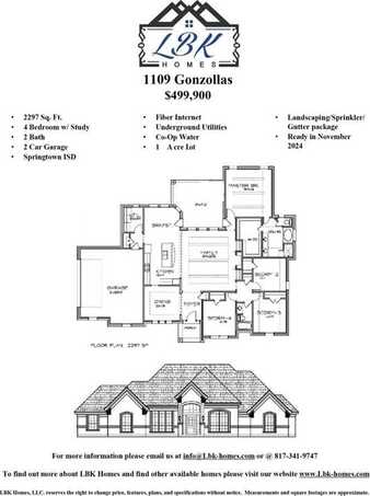 1109 Gonzollas Road, Springtown, TX 76082