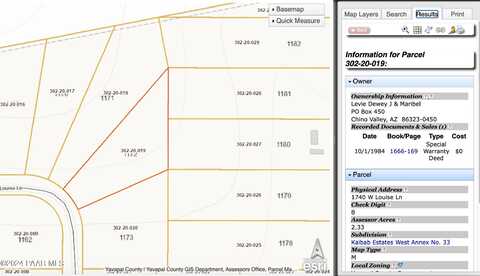 1740 W Louise Lane, Ash Fork, AZ 86320