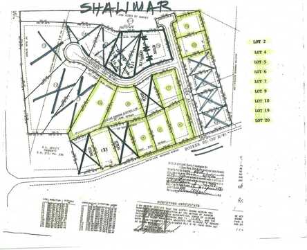 9 Residential Building Lots Shalimar Subdivision, Springfield, KY 40069