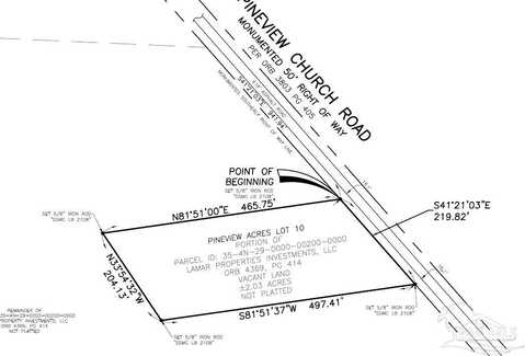 Lot 10 Pineview Church Rd, Jay, FL 32565