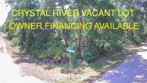 9543 W Tennessee Lane, Crystal River, FL 34428