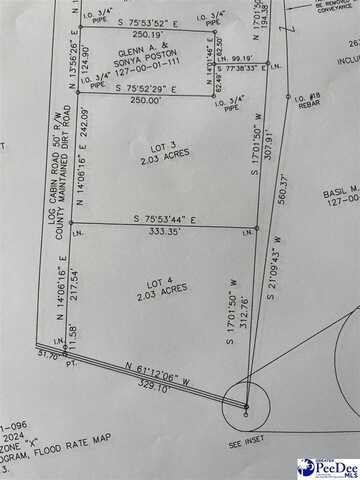 lot 4 East Log Cabin Rd., Darlington, SC 29532