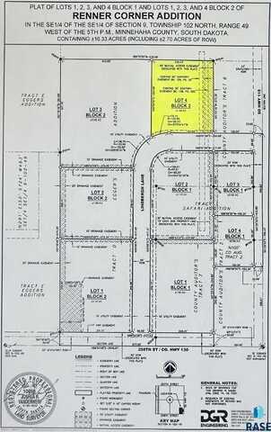 Lot 4 Lindbergh Ln, Renner, SD 57055