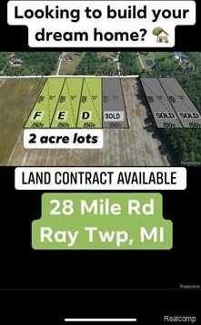 00000 Lot E 28 Mile Road, Ray, MI 48096