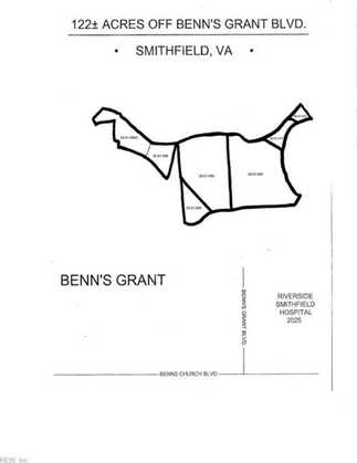 122 Ac Benn's Grant (off of) Boulevard, Smithfield, VA 23430