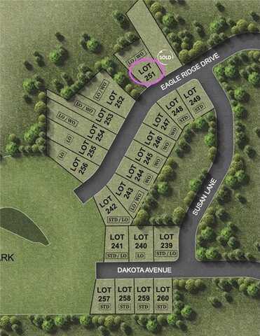 263 (lot 251) Eagle Ridge Drive, Roberts, WI 54023