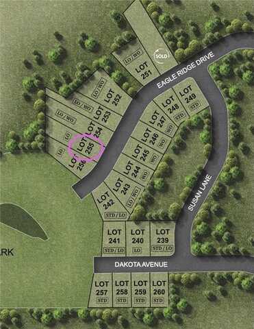 231 (lot 255) Eagle Ridge Drive, Roberts, WI 54023