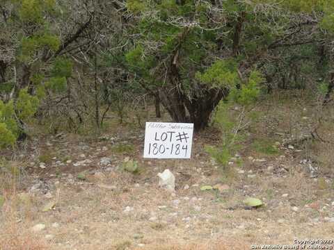 Lot 180-184 HILLTOP LOOP, Lakehills, TX 78063