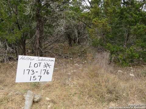 Lot 173-176 & HILLTOP LOOP, Lakehills, TX 78063