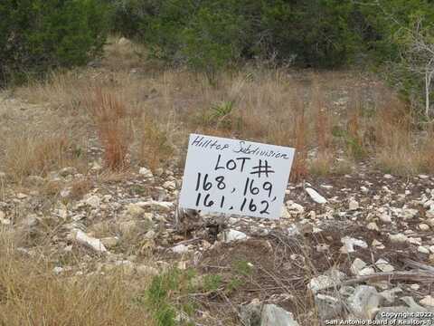 Lot 161-162 & HILLTOP CIRCLE, Lakehills, TX 78063