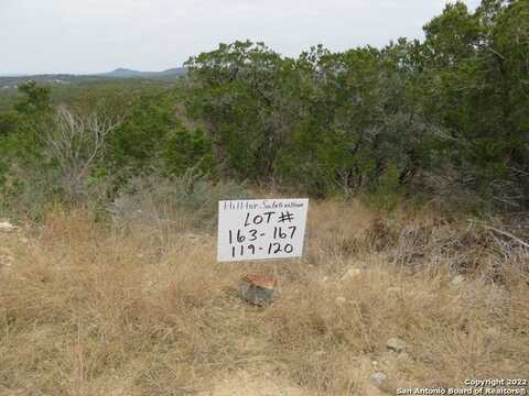 Lot 163-167 & HILLTOP CIRCLE, Lakehills, TX 78063