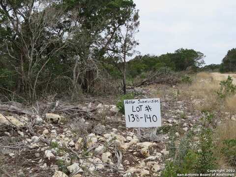 Lot 138-140 HILLTOP CIRCLE, Lakehills, TX 78063