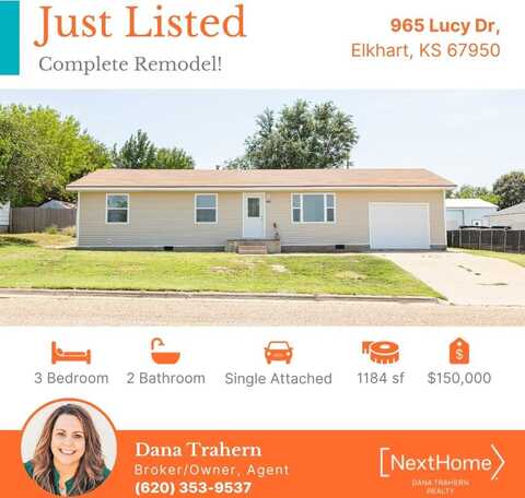 965 Lucy Drive, Elkhart, KS 67950