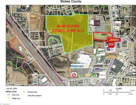 44.60acres Campbell Ridge Circle, King, NC 27021