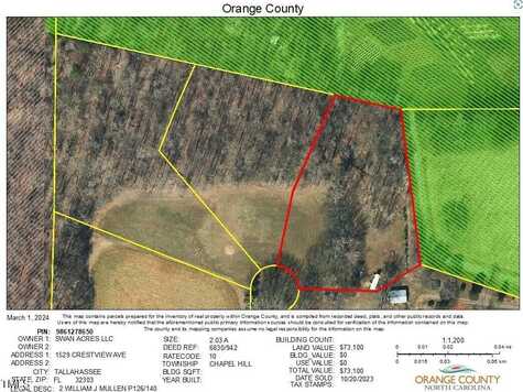 923 Arthur Minnis Road Lot 2, Hillsborough, NC 27278