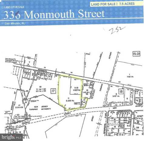 336 MONMOUTH STREET, EAST WINDSOR, NJ 08520