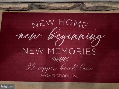 99 COPPER BEECH LANE, WOMELSDORF, PA 19567