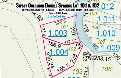 101 & 102 SIPSEY OVERLOOK, Double Springs, AL 35553