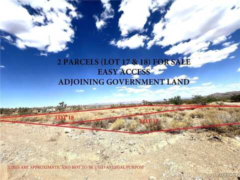 Lot 17 & 18 MESQUITE Road, Dolan Springs, AZ 86441