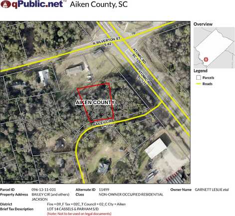 Lot 1 Bailey Circle, Jackson, SC 29831