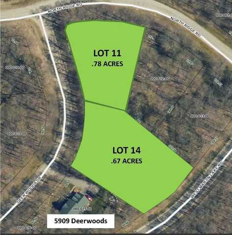 LOTS 11,14 WEST MARTIN LAKE Road, Gaylord, MI 49735