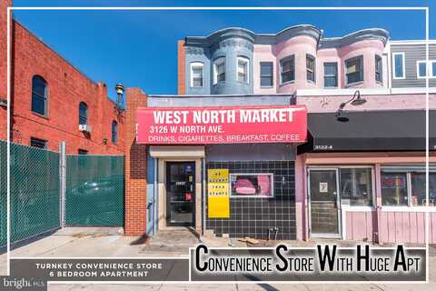 3126 W NORTH AVENUE, BALTIMORE, MD 21216