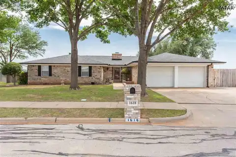 1618 RIDGEMONT DRIVE, Wichita Falls, TX 76309