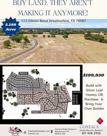 112 Gibson Bend, Weatherford, TX 76087