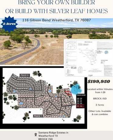 116 Gibson Bend, Weatherford, TX 76087