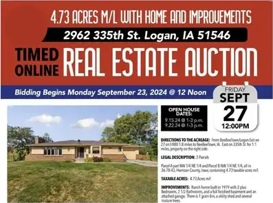 2962 335TH Street, LOGAN, IA 51546