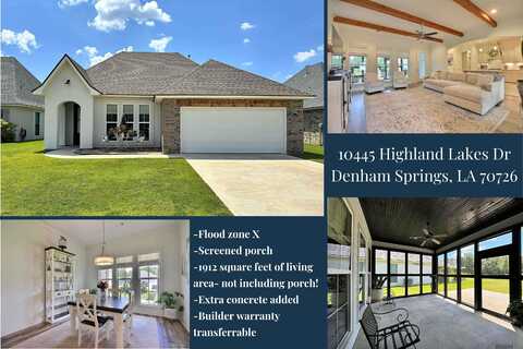 10445 HIGHLAND LAKES, Denham Springs, LA 70726