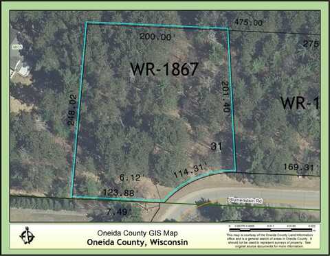 Lot 31 BLUMENSTEIN RD, Woodruff, WI 54568