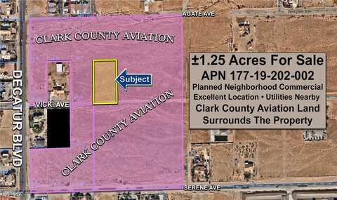 ±1.25 Acres Vicki Ave Avenue, Las Vegas, NV 89124