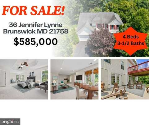 36 JENNIFER LYNNE DRIVE, BRUNSWICK, MD 21758