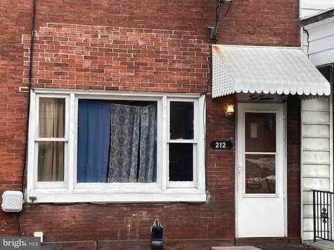 212 N 2ND STREET, POTTSVILLE, PA 17901