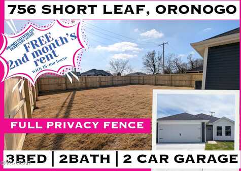 756 Short Leaf Lane, Oronogo, MO 64855