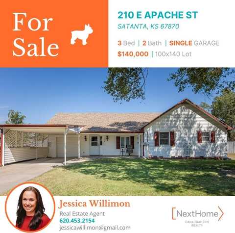 210 East Apache Street, Satanta, KS 67870