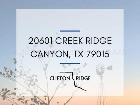 20601 CREEK RIDGE, Canyon, TX 79015