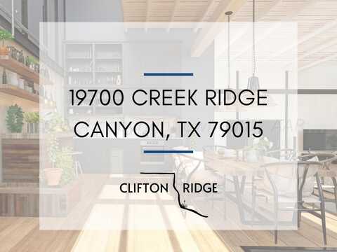 19700 CREEK RIDGE, Canyon, TX 79015