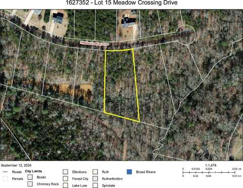 Lot 15 Meadow Crossing Drive, Rutherfordton, NC 28139