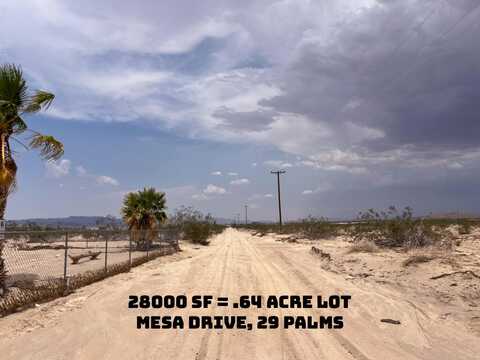 0 Mesa Drive, 29 Palms, CA 92277