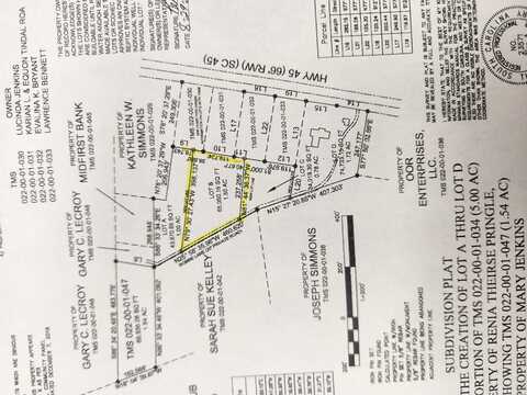 Lot B Bobbie Lane, Pineville, SC 29468