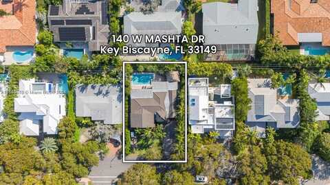 140 W Mashta Dr, Key Biscayne, FL 33149