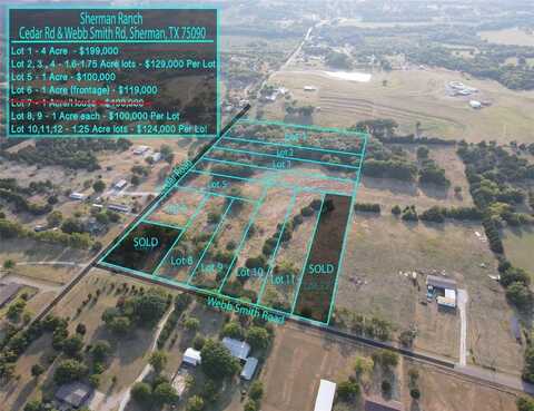 Lot 8 Webb Smith Rd Road, Sherman, TX 75090