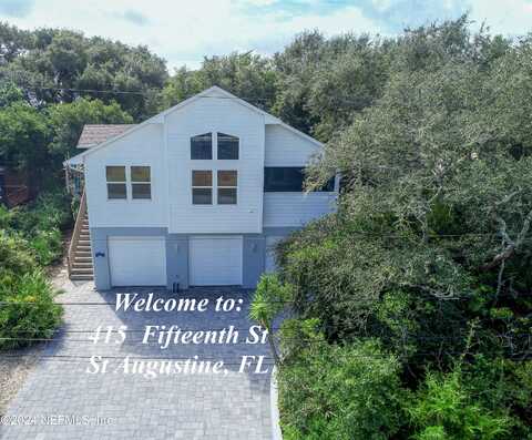 415 FIFTEENTH STREET, Saint Augustine, FL 32084