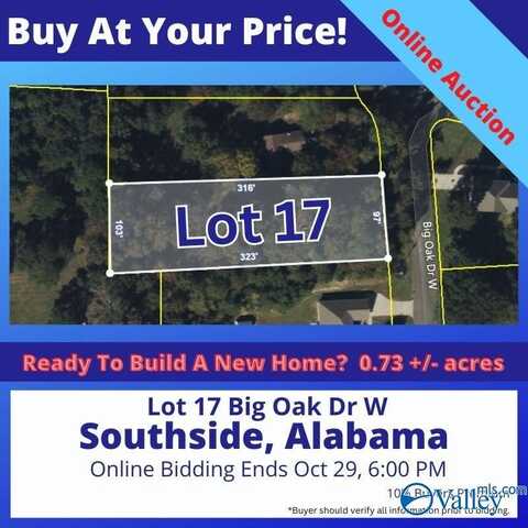 Lot 17 Big Oak Drive, Gadsden, AL 35907